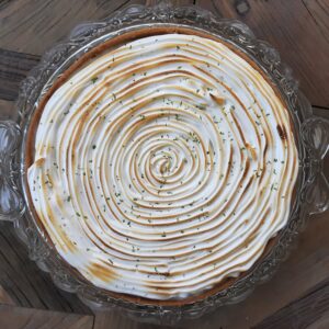 Tarte au citron meringuée 8 parts (option sans gluten)