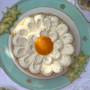 L'Exotique : ananas, vanille et citron vert (option sans gluten)