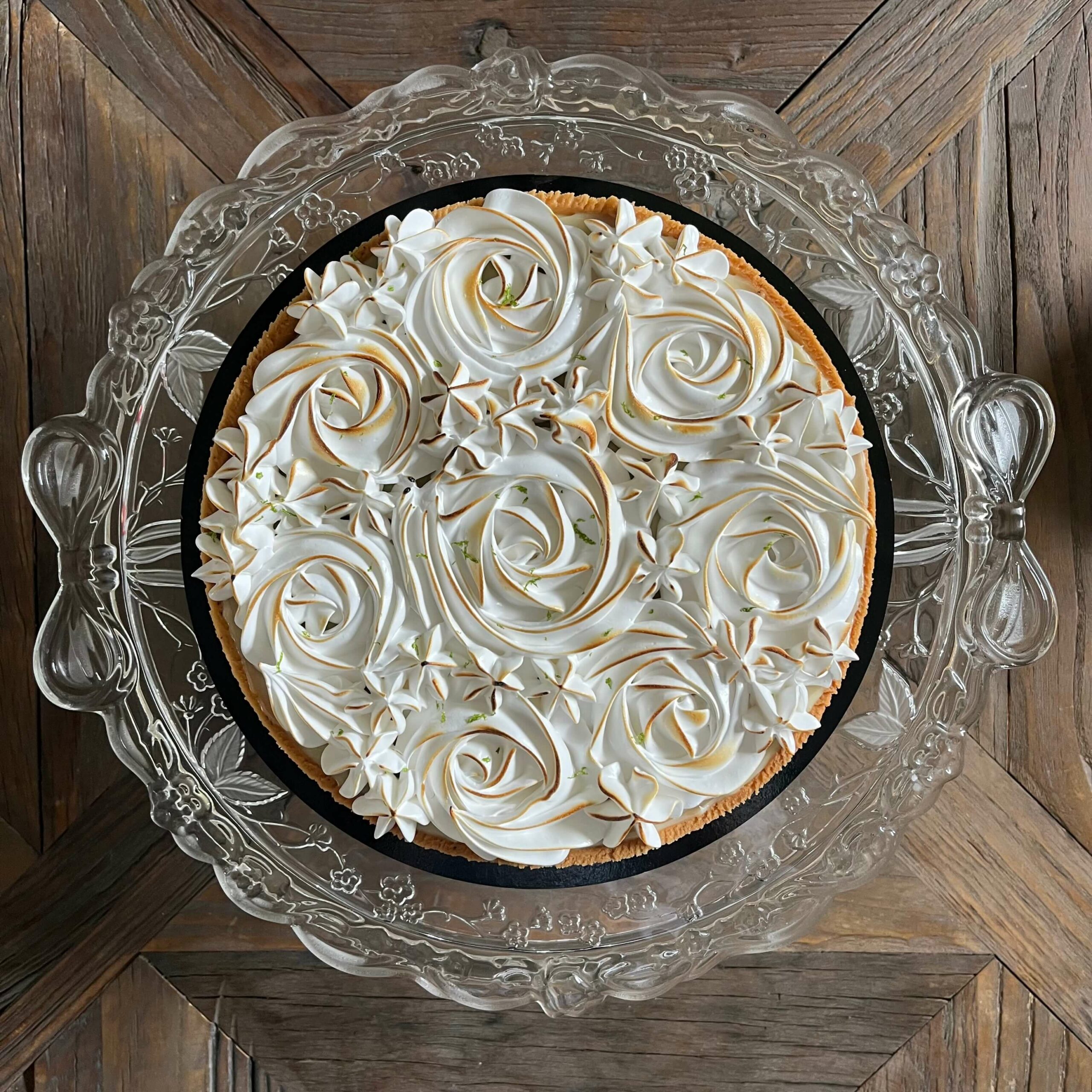 Tarte au citron meringuée 6 parts (option sans gluten)